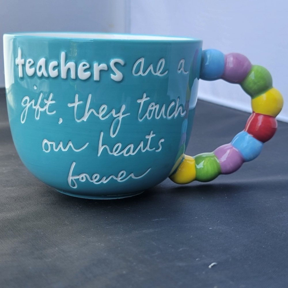 Sandra Magsamen Oversized Big Coffee Mug Cup Teachers Are A Gift Teacher Present